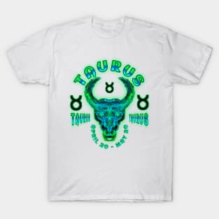 Taurus 8a Green T-Shirt